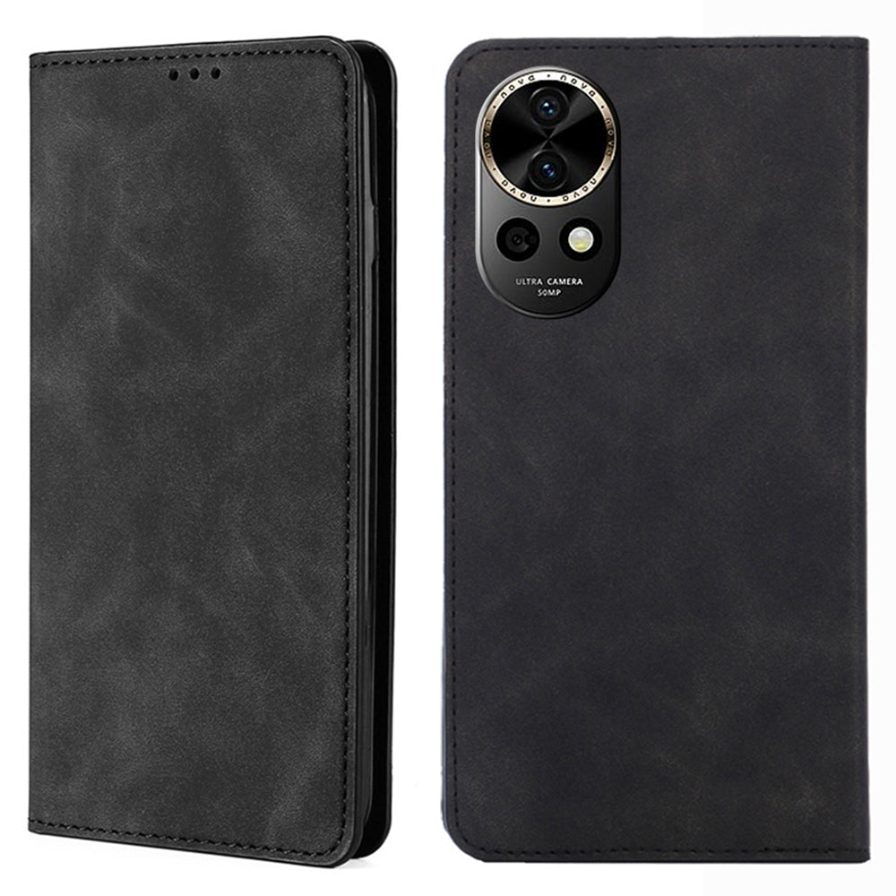 For Huawei nova 12 5G Case with Card Holder PU Leather Stand Phone Cover For Huawei nova 12 5G Case with Card Holder PU Leather Stand Phone Cover